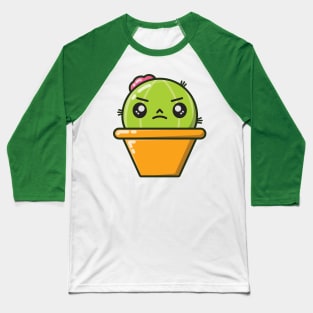 Grumpy Little Cactus Baseball T-Shirt